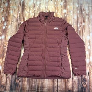 The North Face Women's Belleview Stretch Down Insulated Jacket Wild Ginger M